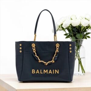 Balmain Soft Leather Tote